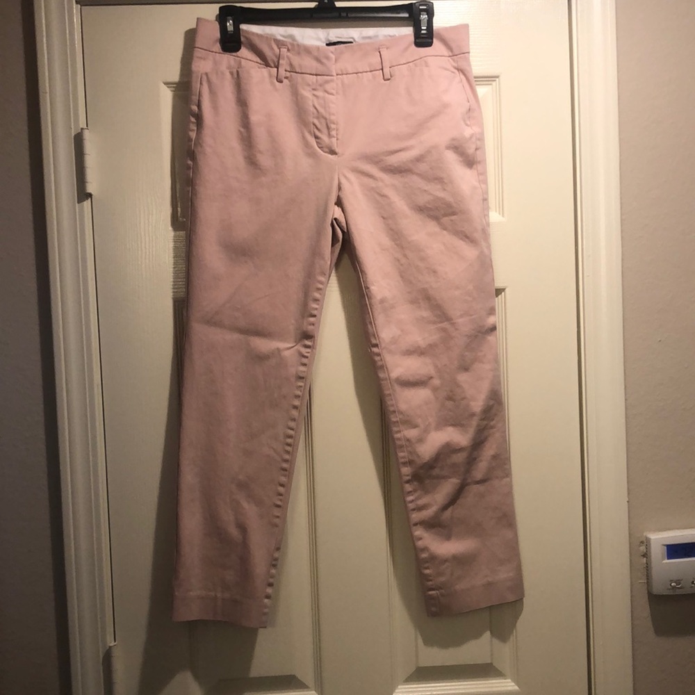 Pink ankle pants
